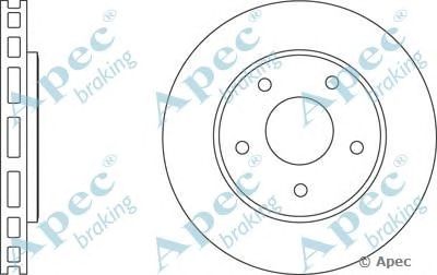 APEC BRAKING dsk2686 -  Тормозной диск